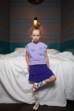 Maed For Mini | Sleepy Shark Skirt Purple