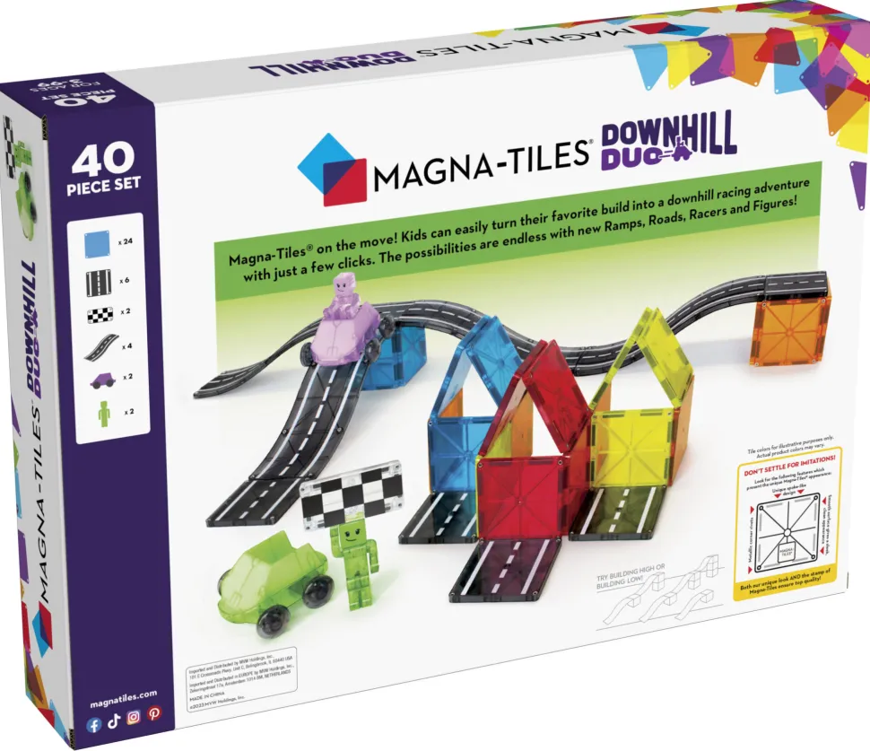 Magna Tiles | Downhill Duo 40-Piece Set