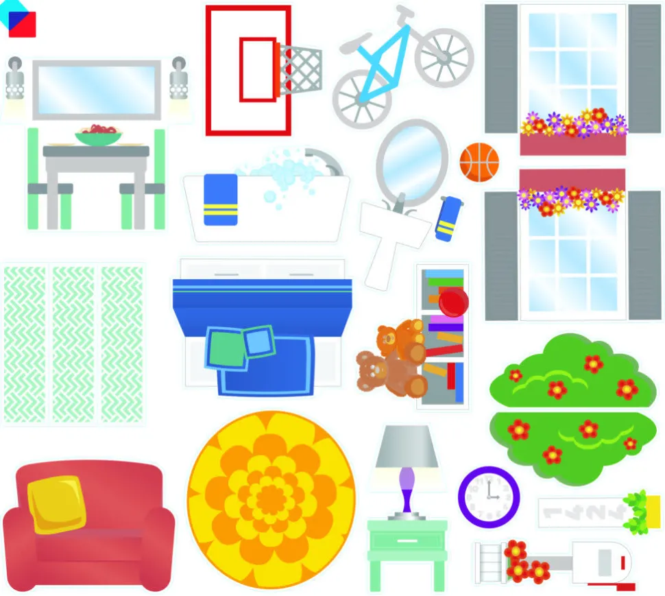 Magna-Tiles | Clear Colors House Set | 28 Delig