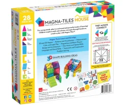 Magna-Tiles | Clear Colors House Set | 28 Delig