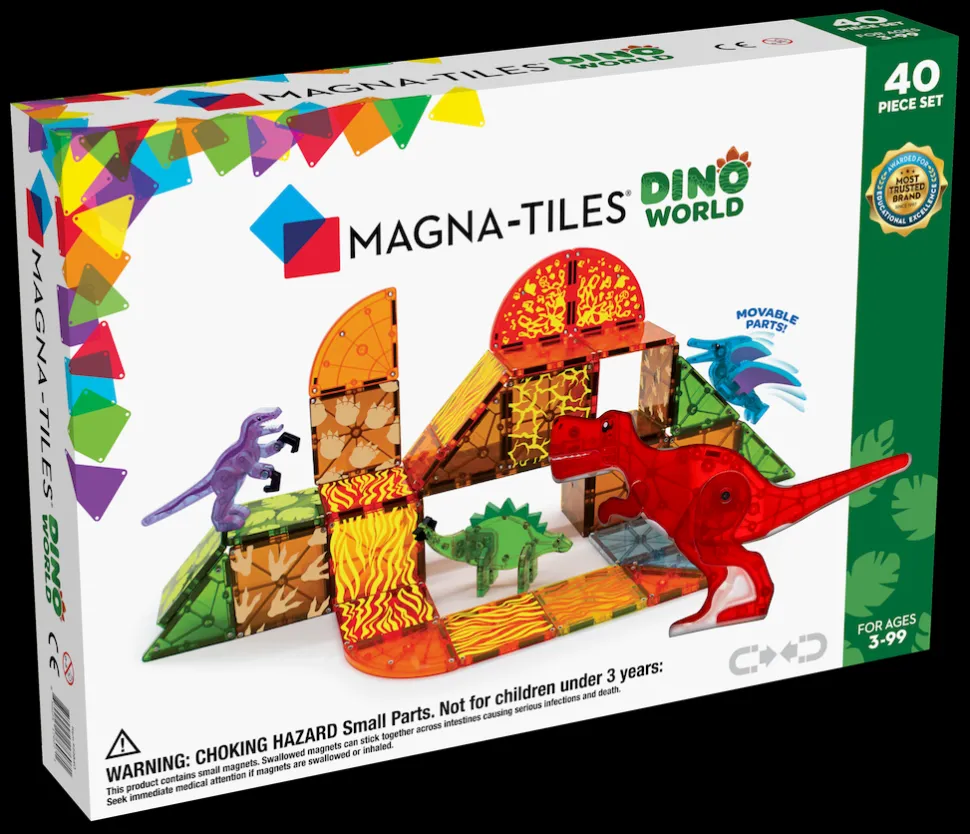 Magna-Tiles | Dino World | 40 Delig