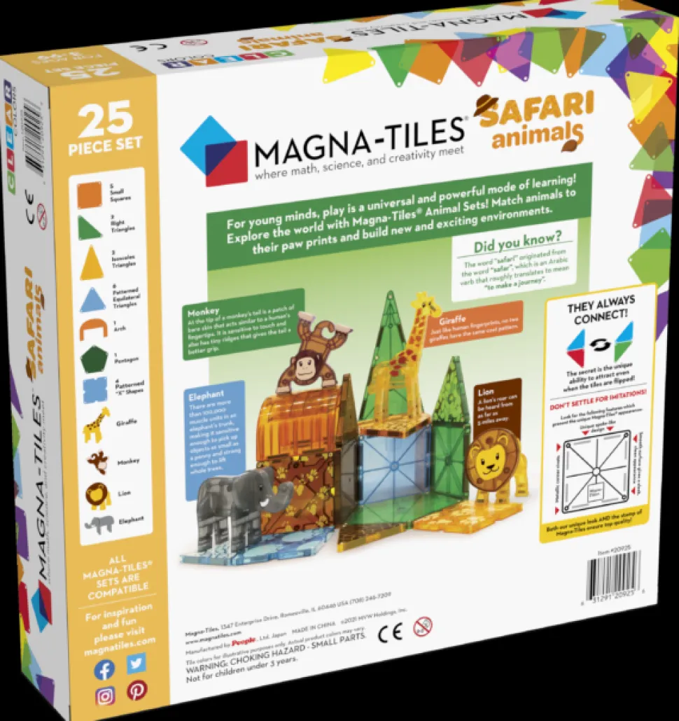 Magna-Tiles | Safari Set | 25 Delig