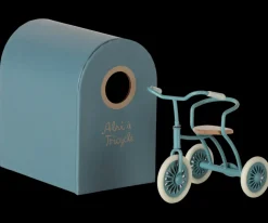 Maileg | Abri A Tricycle | Muis Driewieler Petrol Blue