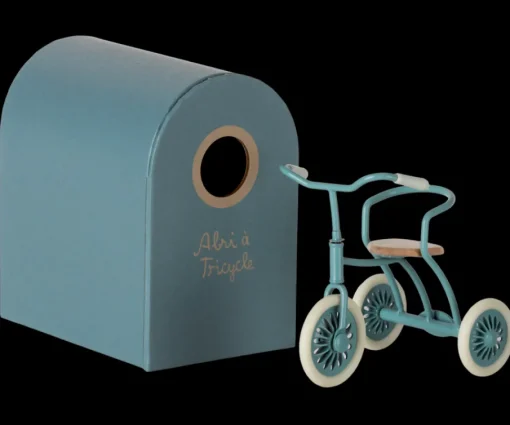 Maileg | Abri A Tricycle | Muis Driewieler Petrol Blue