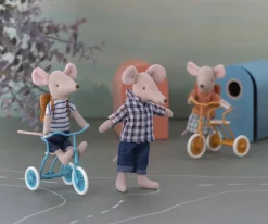 Maileg | Abri A Tricycle | Muis Driewieler Petrol Blue