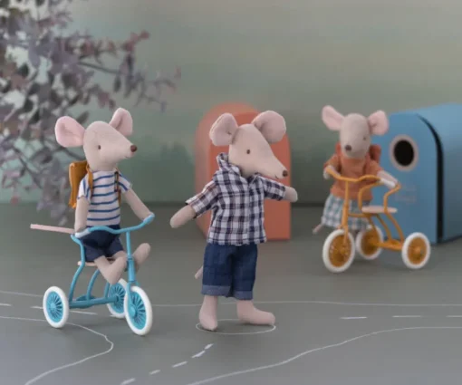Maileg | Abri A Tricycle | Muis Driewieler Petrol Blue