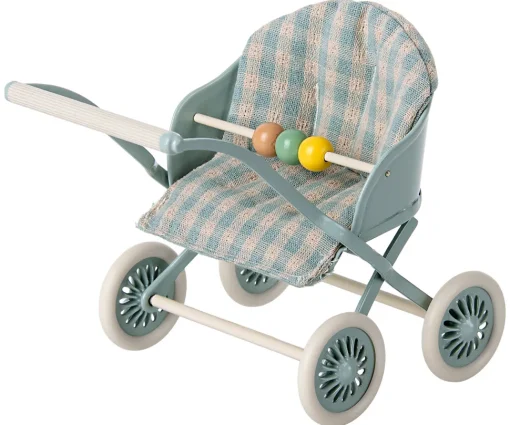 Maileg | Baby Mice Stroller | Mint