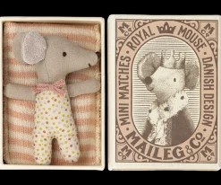 Maileg | Baby Muis | Sleepy Wakey Girl In Doosje