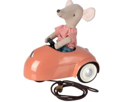 Maileg | Mouse Car | Coral
