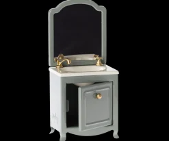 Maileg | Sink Dresser | Wastafel Met Spiegel Dark Mint