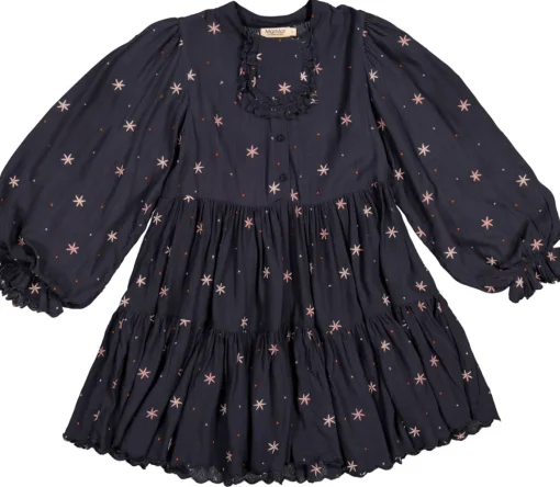 Marmar | Deva Dress | Stars Embroidery