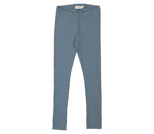 Marmar | Fine Rib Legging | Ocean