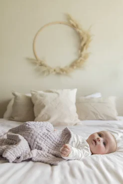Mies & Co | Soft Mousseline Ledikant Deken | Soft Lila