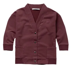 Mingo | Sweat Cardigan Chestnut