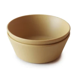 Mushie | Bowl Round | Set Van 2 Kommen