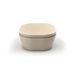 Mushie | Bowl Square | Set Van 2 Kommen