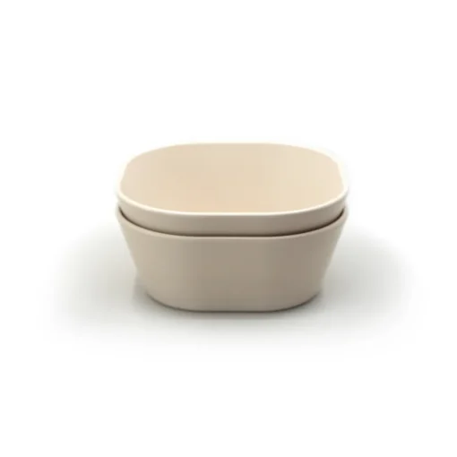 Mushie | Bowl Square | Set Van 2 Kommen