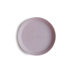 Mushie | Plates Round | Set Van 2 Borden