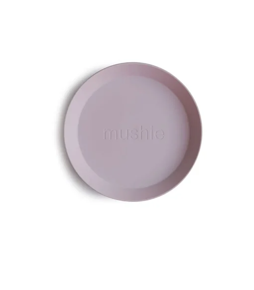 Mushie | Plates Round | Set Van 2 Borden