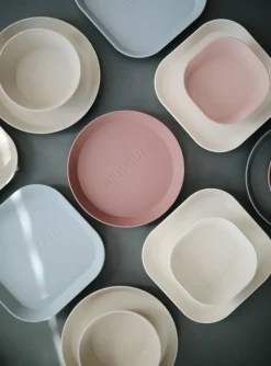Mushie | Plates Round | Set Van 2 Borden