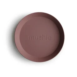 Mushie | Plates Round | Set Van 2 Borden