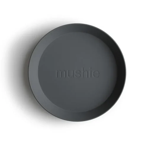 Mushie | Plates Round | Set Van 2 Borden