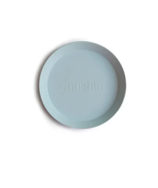 Mushie | Plates Round | Set Van 2 Borden