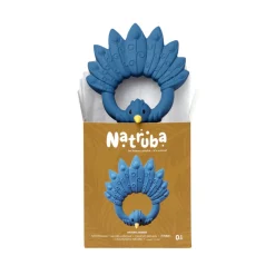 Natruba | Teether Peacock | Bijtring Pauw Blauw