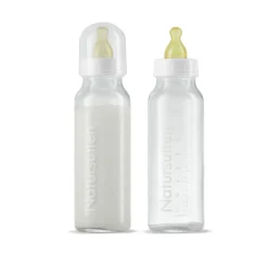 Natursutten | Glazen Baby Drinkflessen 240 Ml | Set Van 2