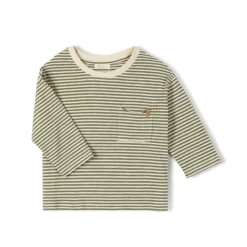 Nixnut | Drop Shirt | Khaki Stripe