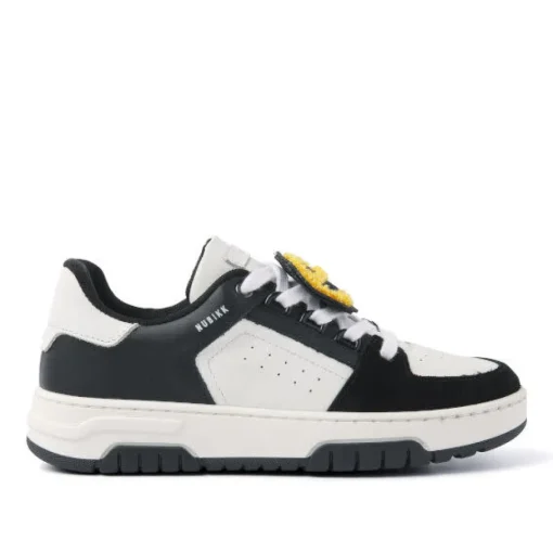 Nubikk | Basket Buxton Jr Sneakers | Black Leather-White