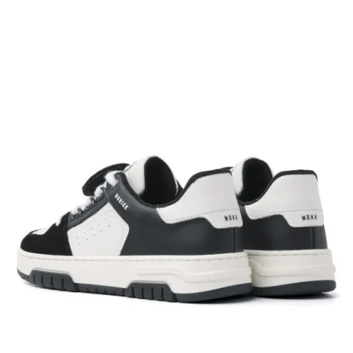 Nubikk | Basket Buxton Jr Sneakers | Black Leather-White