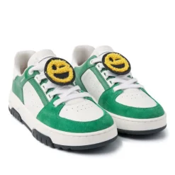 Nubikk | Basket Buxton Jr Sneakers | White Leather-Green