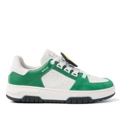 Nubikk | Basket Buxton Jr Sneakers | White Leather-Green