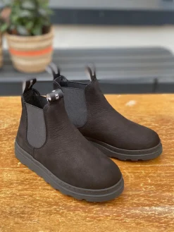 Nubikk | Jonah Rai Jr | Chelsea Boots Black Raven Nubuck