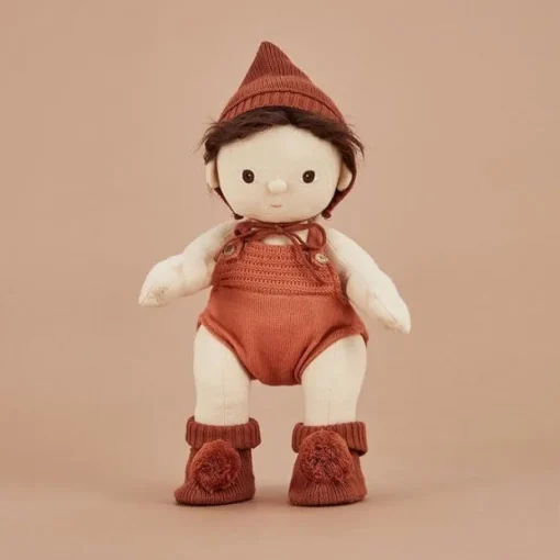 Olli Ella | Dinkum Doll Knit Set | Poppen Muts + Slofjes