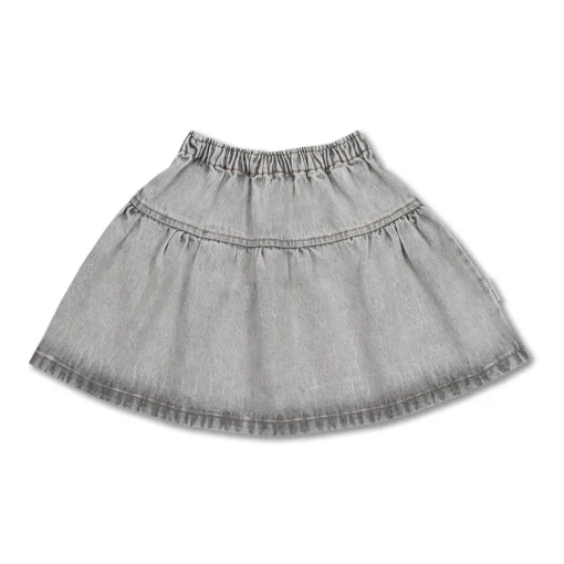 Petit Blush | Jeans Ruffle Skirt
