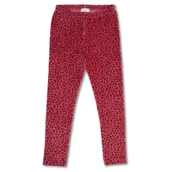 Petit Blush | Lola Legging Velour | Red Leopard