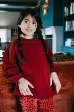Petit Blush | Lola Legging Velour | Red Leopard