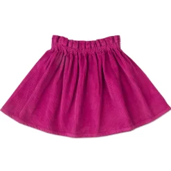 Petit Blush | Rib Ruffle Skirt | Fuchsia