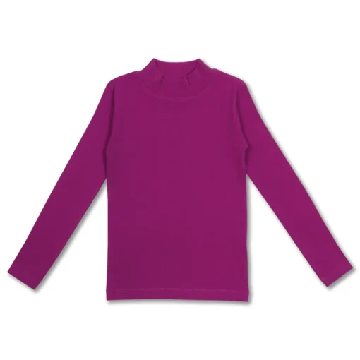 Petit Blush | Rib Turtle Neck | Violet
