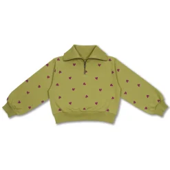 Petit Blush | Zipper Sweater | Hearts