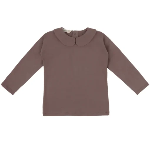 Phil & Phae | Collar Longsleeve Tee | Heather