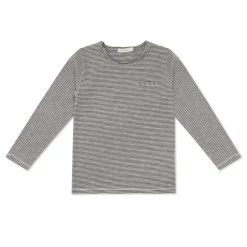 Phil & Phae | Pocket Longsleeve Tee | Graphite Stripes