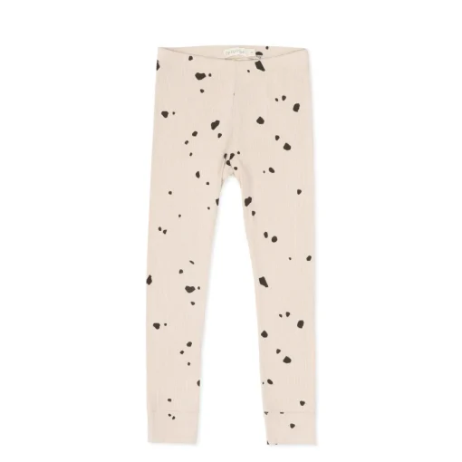 Phil & Phae | Rib Leggings Fragments | Warm Cream