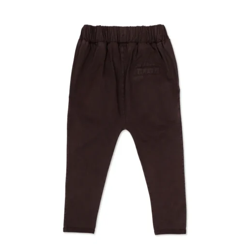 Phil & Phae | Twill Fold-Over Chino | Dark Umber