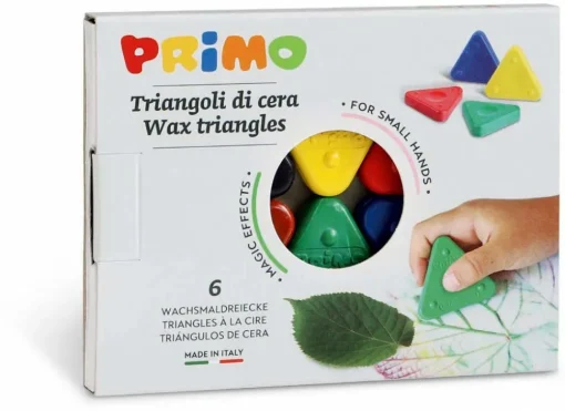 Primo | Driehoek Waskrijtjes Zijde 6 In Doosje