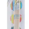 Primo | Verfkwasten Plat | Set Van 5 Stuks