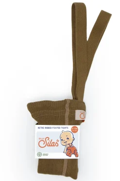Silly Silas | Footed Tights | Maillot Acorn Brown