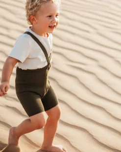 Silly Silas | Shorty Maillot Met Bretels | Olive